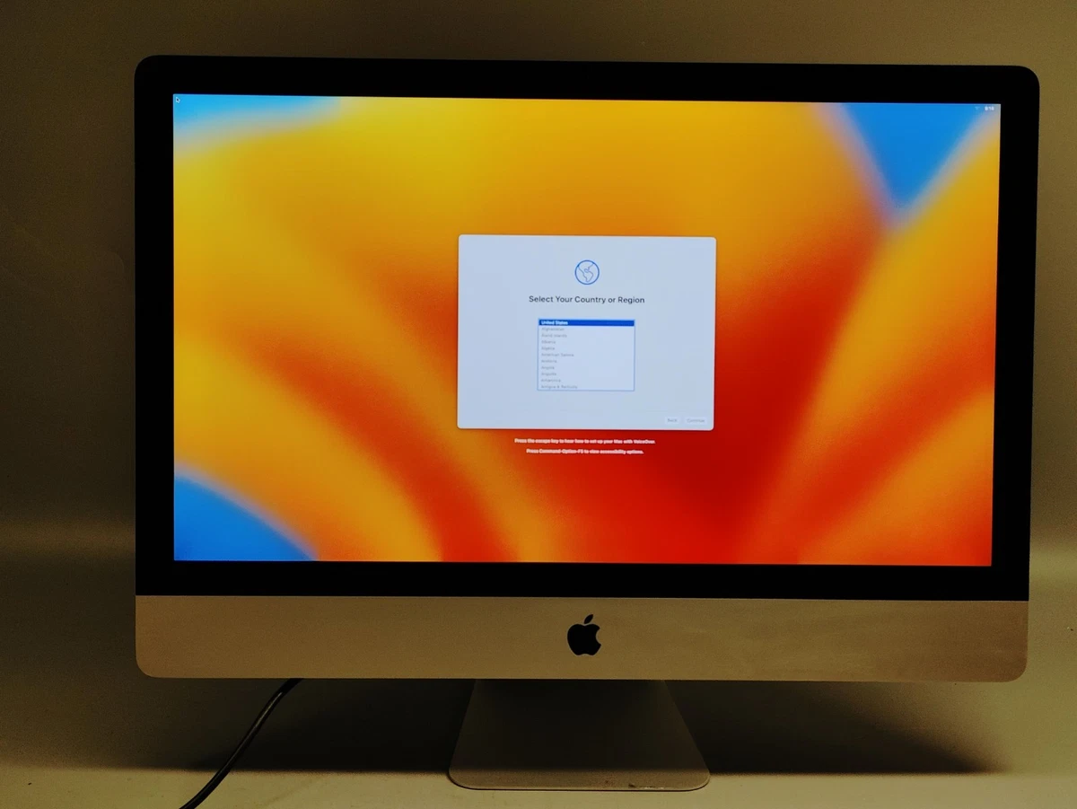 Apple iMac Intel Core i7 7th Gen. 2017 Release Year Apple Desktops