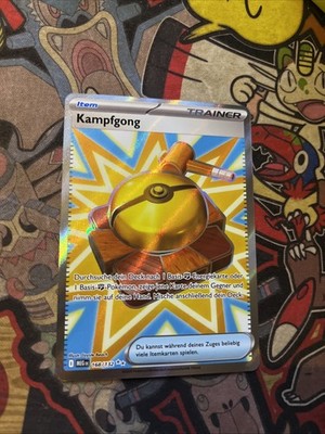 Pokémon TCG Mega Entwicklung Kampfgong Fullart 168/132 Super Selten
