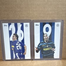 Topps UEFA Champions League Soccer John Terry Chelsea & Ronaldo Inter 2 Card Lot