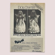 Vintage Poissot Doll Costume Pattern - Daisy Garland's Fairy Dress for 30" Doll