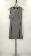 Quince Women Italian Wool Sleeveless Dress Gray Melange 6