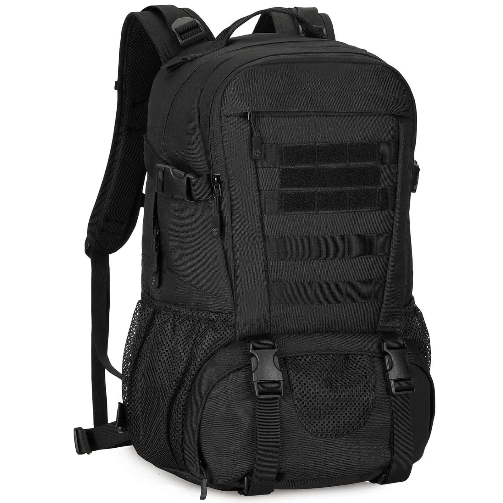 YuanWen Tactical Backpack 40L Hiking 13.0" x 18.5" x 8.7", Black