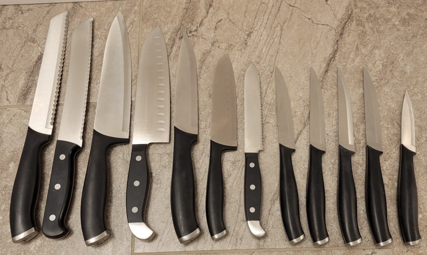 Lot of 12 Henckels Knives Zwilling Assure Different Models Stainless Steel
Opens in a new window or 