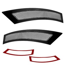LH+RH For BMW 2007-2013 E92 E93 Smoked/Clear Side Marker Lamps Reflector Bumper