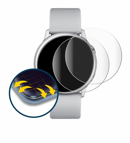 2x Protector Full-Cover for Samsung Galaxy Watch Active / 2 (40mm) Curved Screen - Zdjęcie 2 z 8