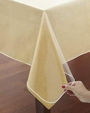 Heavy Duty Clear Vinyl Plastic Transparent Tablecloth Protector Tablecloth Cover