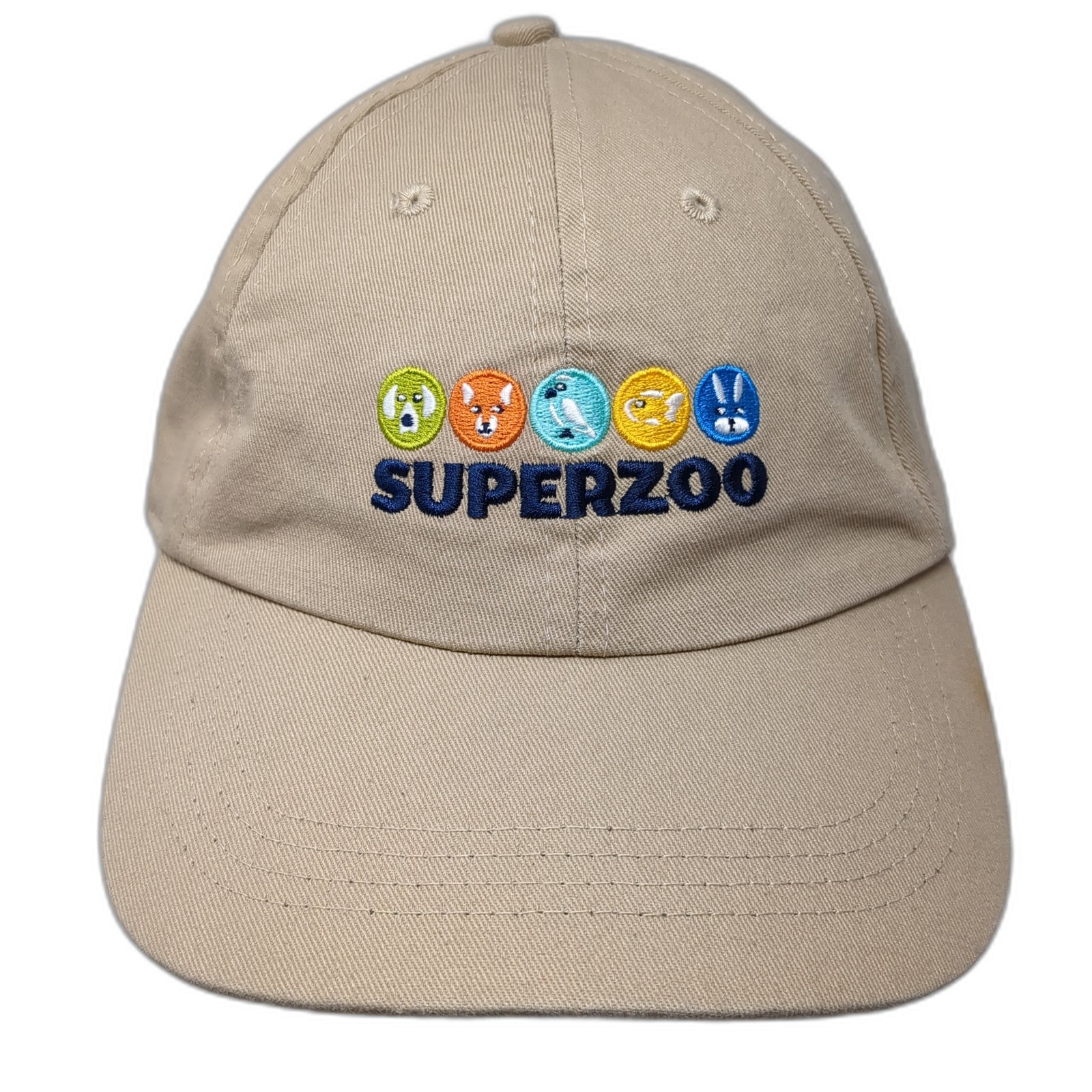 Superzoo Slideback Hat Solid Beige One Size Adjus… - image 1