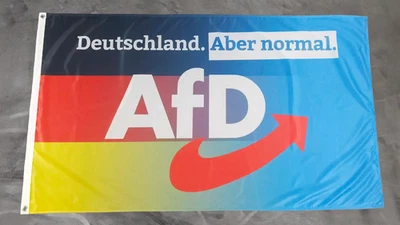 PREMIUM Fahne Flagge AfD - Deutschland aber normal - 90 x 150 cm - Bild 1 von 4