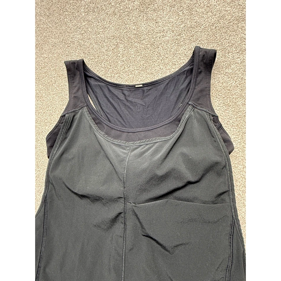 Sujetador deportivo Lululemon negro sin mangas incorporado talla 8 Foto 2 de 4