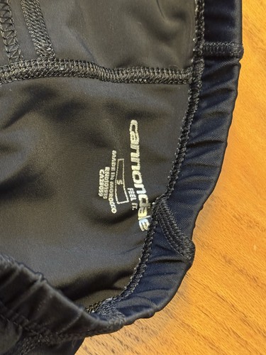 Cannondale Damen Radhose schwarz S mit gepolstertem Sitz Gummibund - Bild 5 von 9
