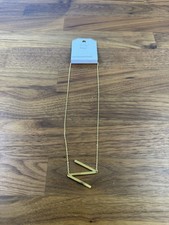 girly Stainless Steel Gold Alphabet Pendant Necklace Cable Chain