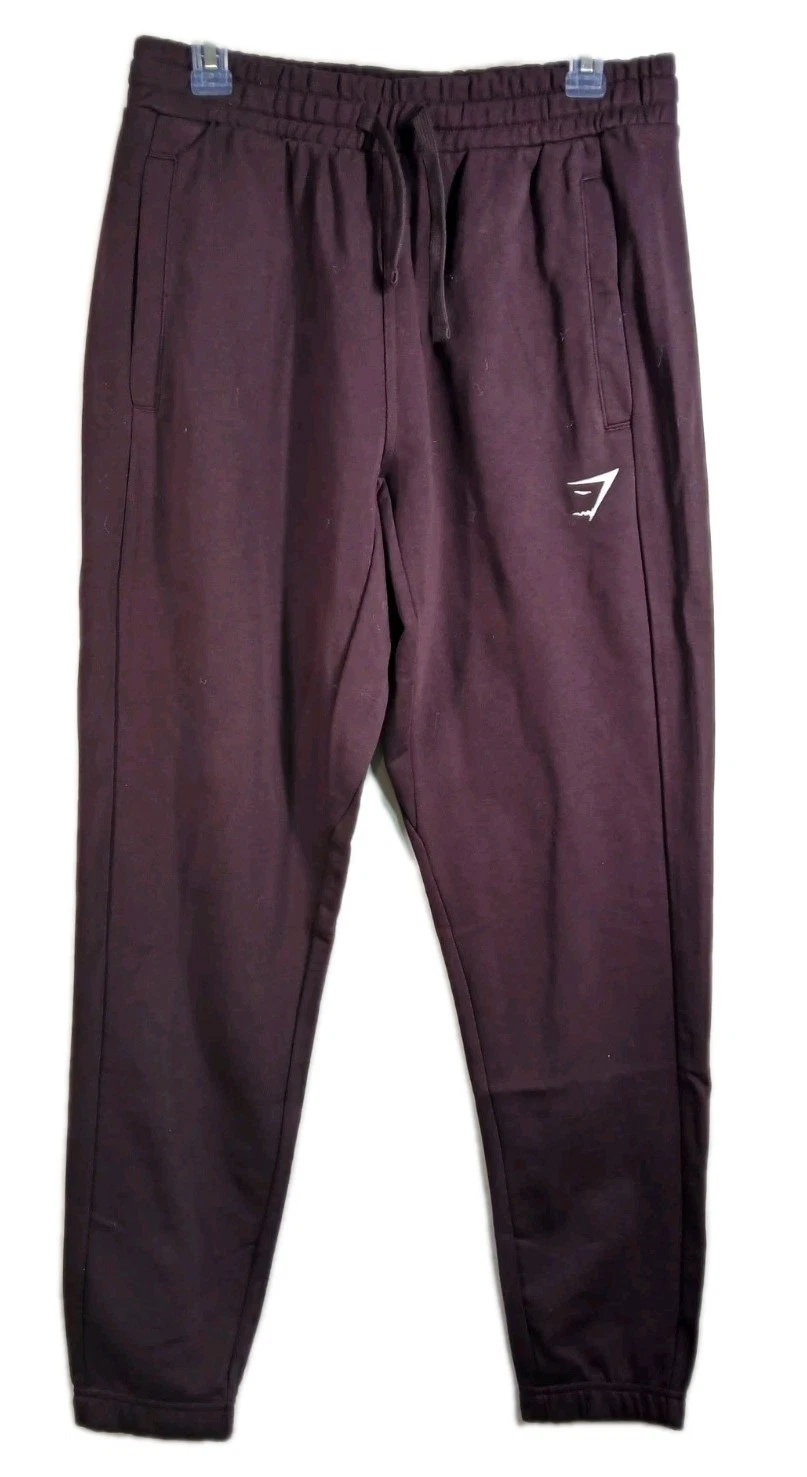 Gymshark Mens Size Medium Dark Maroon A2A7T Essential Oversized Jogger