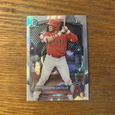 2025 Bowman Baseball Kevyn Castillo 1st Silver Lava /399 Los Angeles Angels 