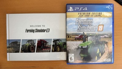 Farming Simulator 19 Premium Edition Bundle PS4 w/ Artbook And Manual **Tested**