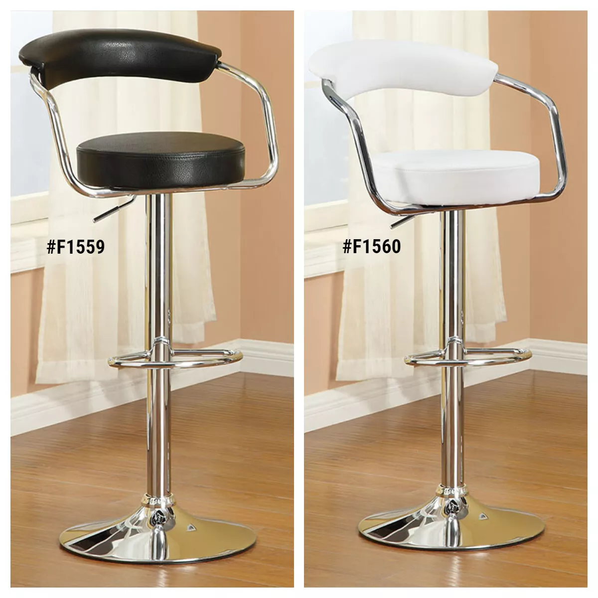 Bar stool with hand rest sale