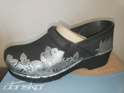 dansko floral metallic