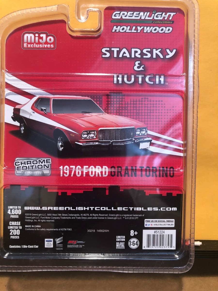 ミニカー 1976 Ford Gran Torino Chrome Edition Greenlight Chrome Edition Chase 1976 Ford Gran Torino