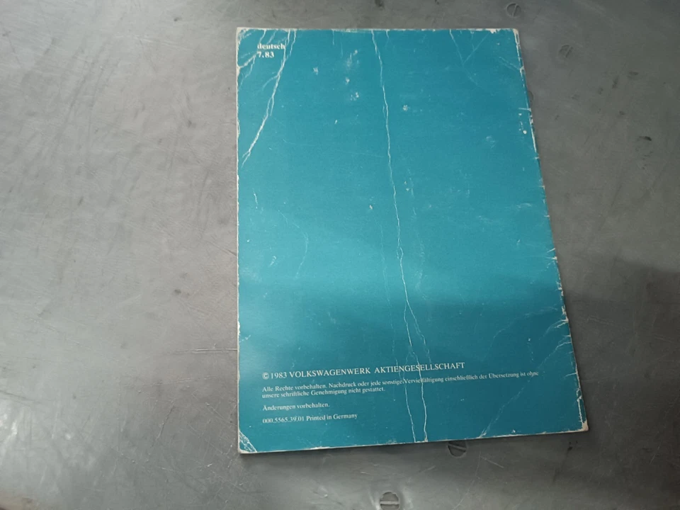 Original VW Käfer 1983 Serviceplan Serviceheft Wartungsheft Kundendienst - Bild 2 von 4