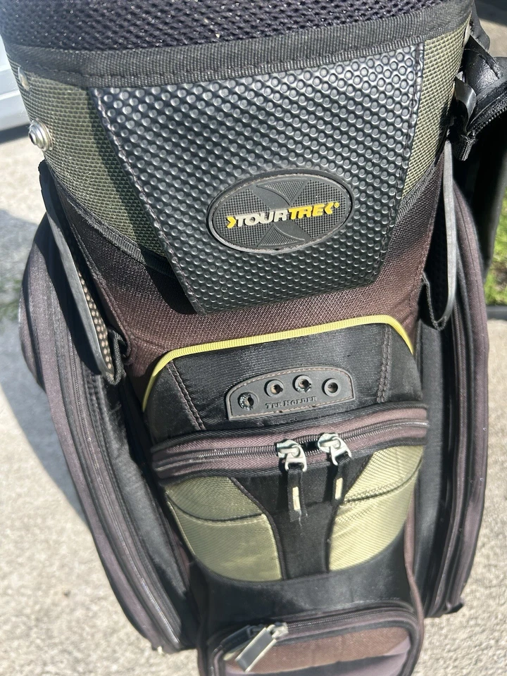 Bolsa de carro de golf Tour Trek T 4.0 14 vías correa única *Muy buen estado L*  Foto 4 de 4
