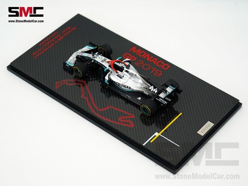 Mercedes AMG F1 W10 #44 Lewis Hamilton Monaco GP 2019 6x WDC 1:43 Spark Figur - Bild 15 von 18