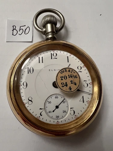 Elgin Antique Pocket Watch, Size 18