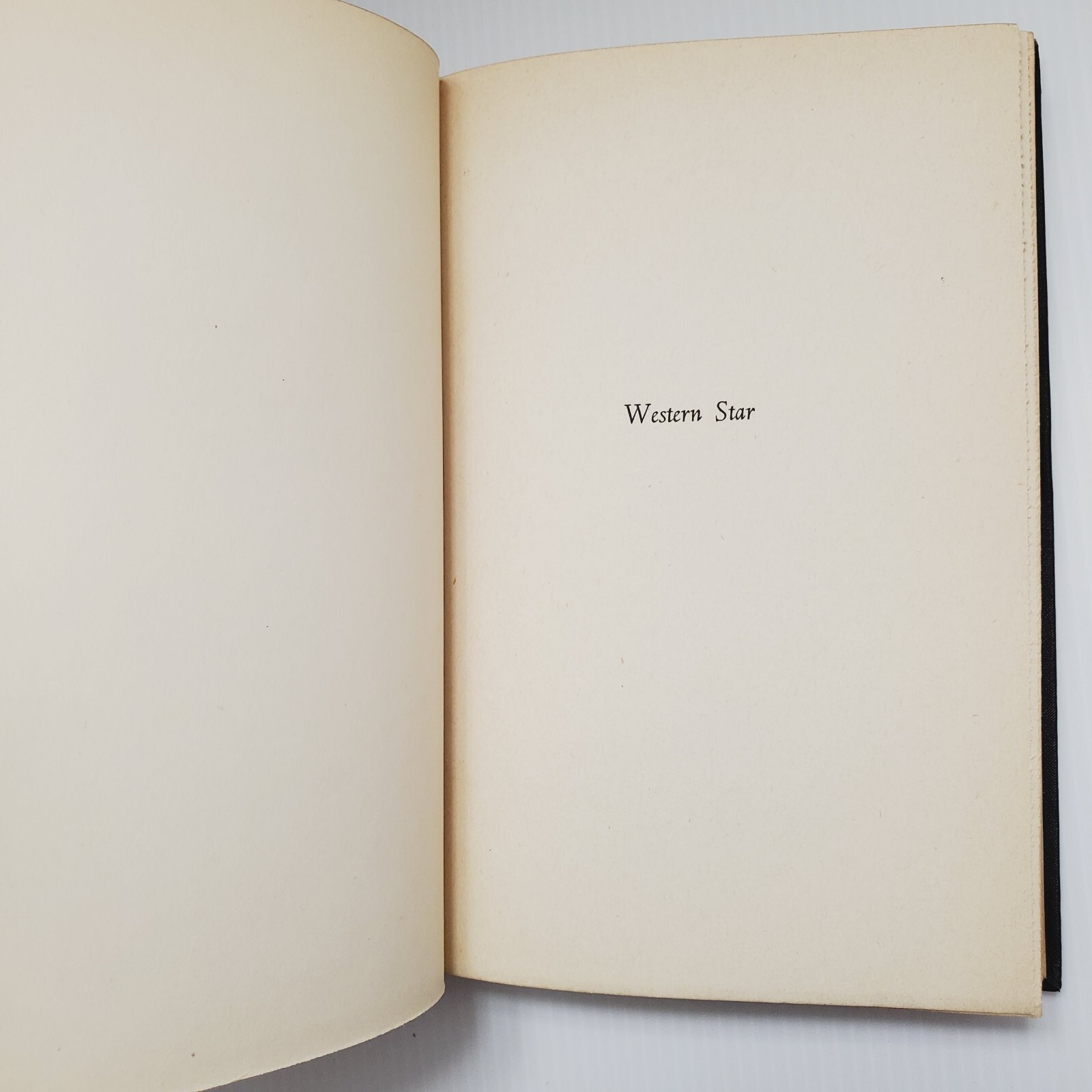 Western Star Hardcover Book by Stephen Vincent Benet