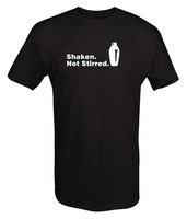 Tshirt -shaken Not Stirred James Bond 007 Martini Agent Tshirt -shaken Not Stirred James Bond 007 Martini Agent