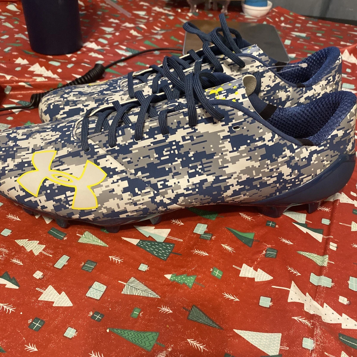 Camo shop football cleats