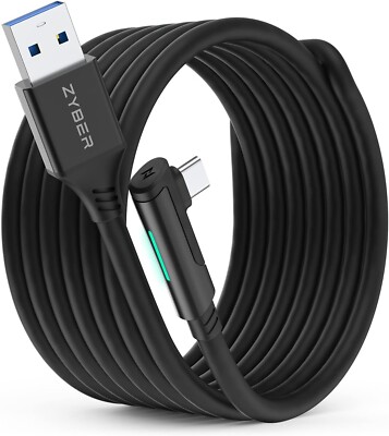ZYBER Link Kabel 5M Für PICO 4/Oculus Quest 2, VR Headset Link Kabel Für Meta Qu