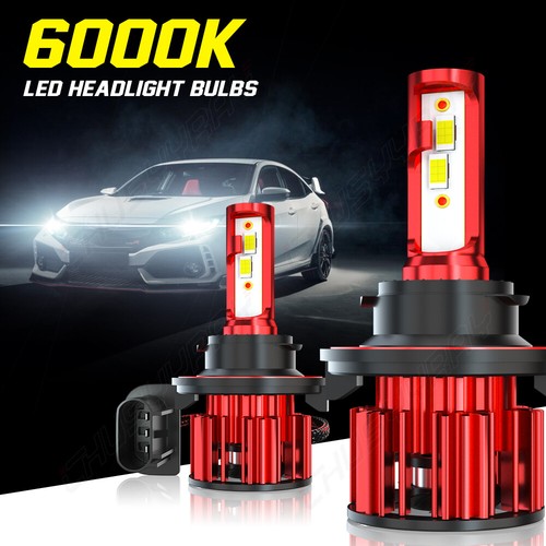 For GMC Yukon XL 1500 SLT Sport Utility 2007-2014 LED Headlight Fog Light Bulbs - Picture 4 of 15