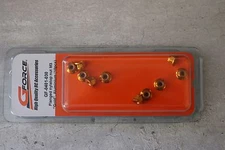 GForce RC G-Force GF-0401-030 M3 Gold HEX NUT NYLSTOP SHOULDER Aluminum