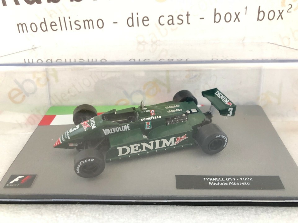 Modèle Collecteur Panini F1 Tyrrell 011 1982 - Échelle 1:43 - N°200 Avec Magazine - Michele Alboreto