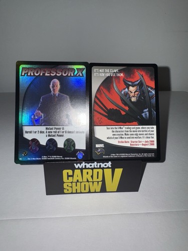 X-men Wolverine And Professor X Cards