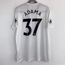 Wolverhampton 2018/2019 Adidas Away Football Shirt Soccer Jersey L Adama Traore