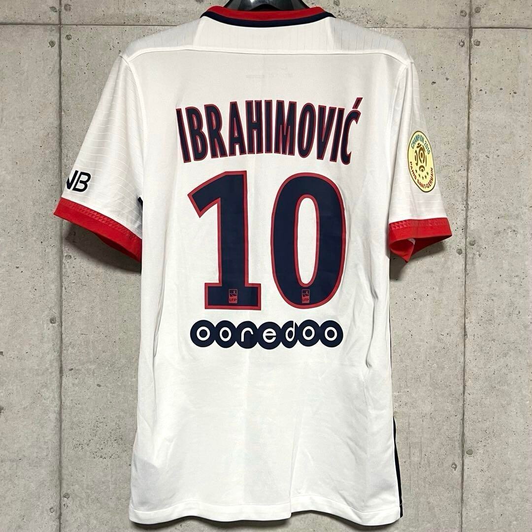 PSG 15/16 #10 イブラヒモビッチ ユニフォーム NIKE パリサンジェルマン 15/16 ユニフォーム ホーム 半袖