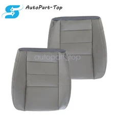 For 2002-2005 Ford Excursion Limited Driver & Passenger Bottom Seat Cover Gray