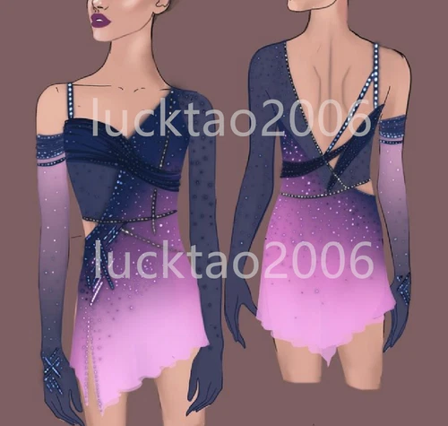 customized new style Figure skating Ice Skating Dress Gymnastics Costume 88161