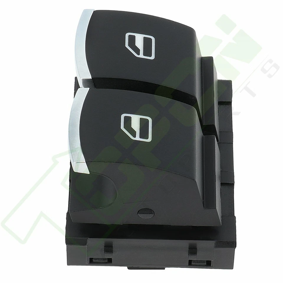 Interruptor de ventana eléctrica delantero izquierdo se adapta a Volkswagen Eos Volkswagen Golf Volkswagen GTI Foto 3 de 4