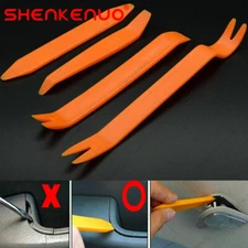 4pcs Car Trim Removal Tool Pry Bar Door Panel Dash Radio Audio Interior Clip Kit