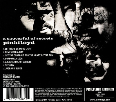 PINK FLOYD SAUCERFUL OF SECRETS NEW CD