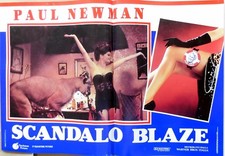 fotobusta lobbycard SCANDALO BLAZE PAUL NEWMAN Ron Shelton Lolita Davidovich