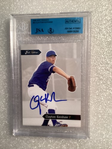 Clayton Kershaw signiert 2006 Just Minor Rookies Auto LA Dodgers - Bild 5 von 7