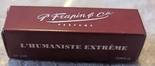 BNIB Frapin L'Humaniste Extreme Eau de Parfum 2ml Manufacturer Sample Spray
