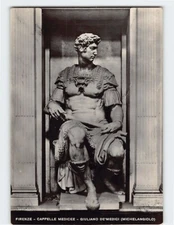 Postcard Giuliano de' Medici by Michelangelo Florence Italy