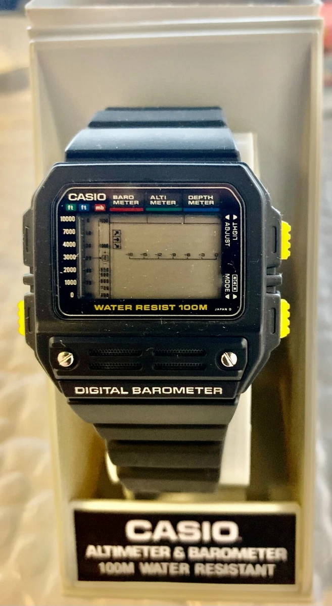 Casio Digital Watch BM-100W-1V Vintage 1989 New in Original Package VERY RARE