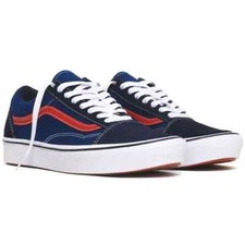 Vans Comfycush Old Skool Tri-Tone Dres Blues Women's Skate Shoes Size 7 NEW