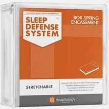 Hospitology Box Springs Encasement Zippered ~ 9-11" Pocket Split-King 39x80 NEW