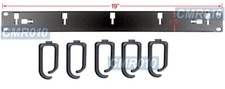 Rack-Mounting Cable Organizer With 5 Detachable Hooks For Server Rack Cabinents