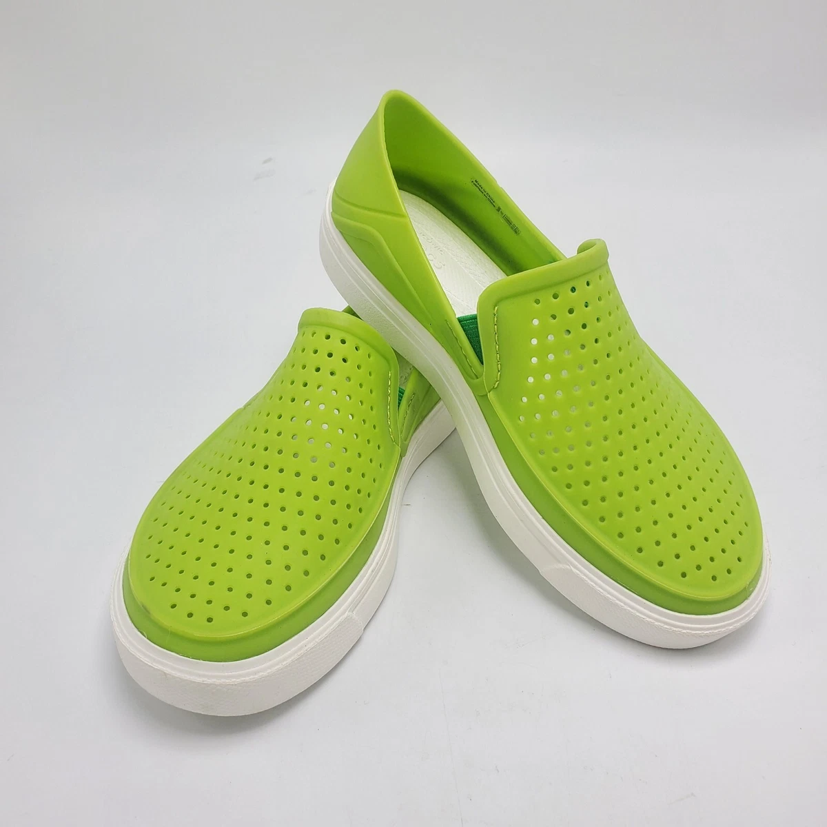 audition bestå mus ✨️NEW✨️Crocs Citilane Roka Green Comfort Slip On Sneaker Waterproof Shoes  Boy&#039;s | eBay