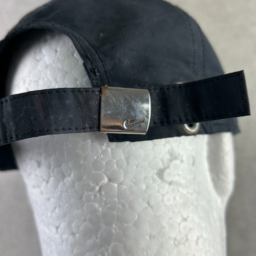 Nike Hat Cap One Size Heritage86 Black Metal Swoosh H86 Adjustable Baseball - Picture 13 of 24